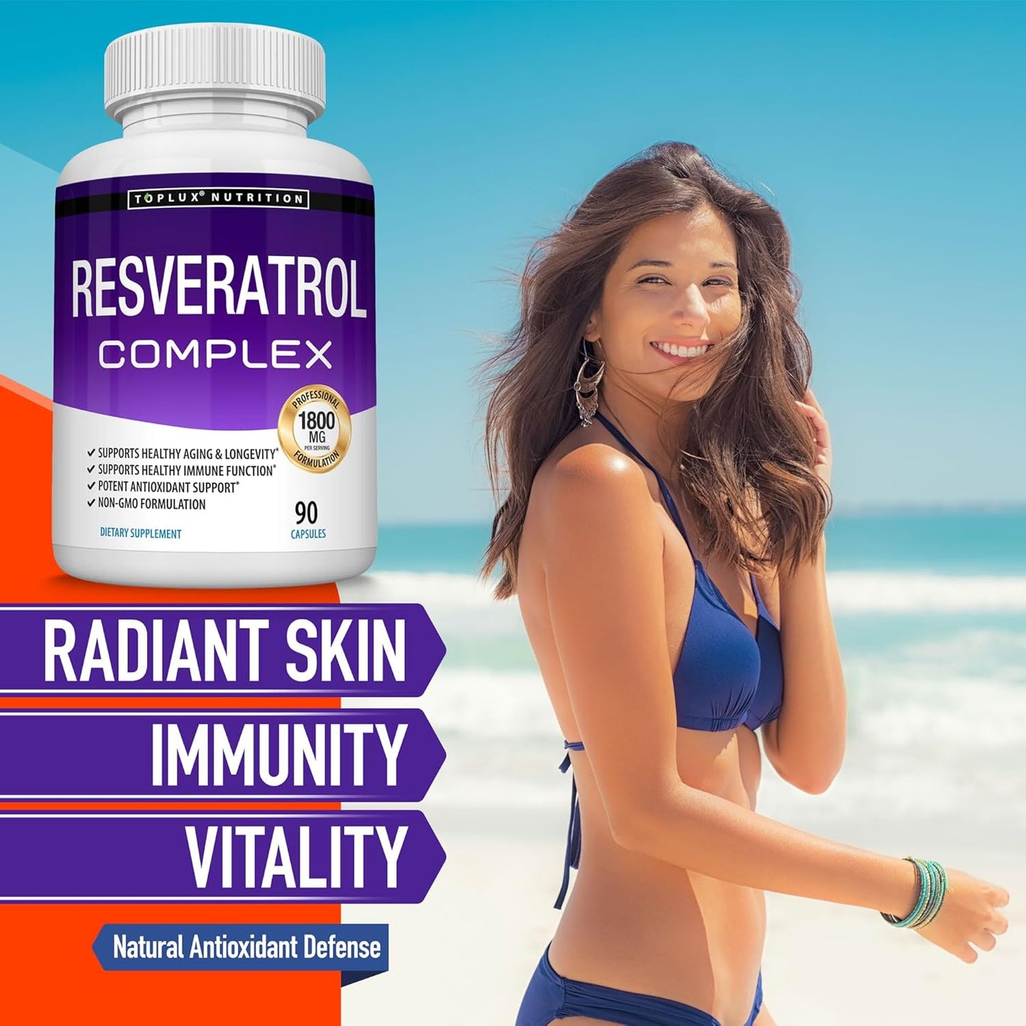 Resveratrol de Alta Potencia con Complejo Antioxidante